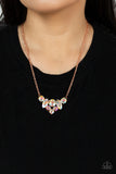Lavishly Loaded - Copper Paparazzi Necklace