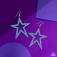 Rockstar Energy - Purple Earrings