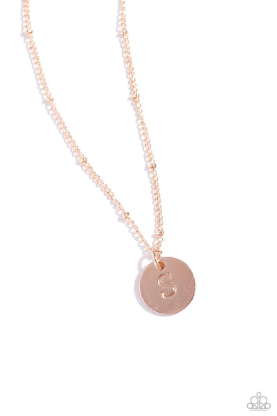 Initial Elegance - Rose Gold - S