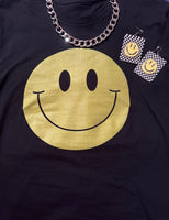 Cheeky Checkerboard Paparazzi Smiley Face Earrings