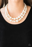 The More The Modest - Gold Paparazzi Pearl Necklace