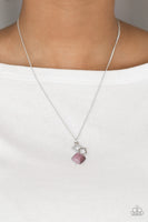 Stylishly Square- Purple Paparazzi Necklace