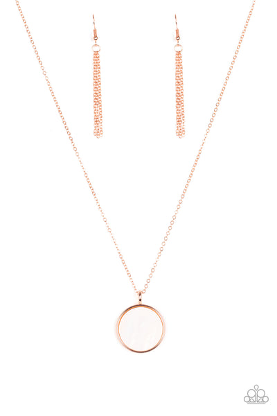 Shimmering Seashores - Copper Paparazzi Necklace