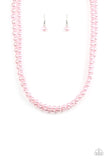 Woman Of The Century - Pink Paparazzi Pearl Necklace