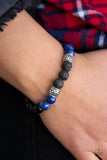 Proverb - Blue Paparazzi Beaded Bracelet