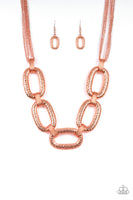 Take Charge - Copper Paparazzi Necklace