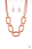 Take Charge - Copper Paparazzi Necklace