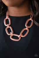 Take Charge - Copper Paparazzi Necklace