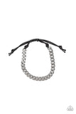 Throwdown - Silver Unisex Paparazzi Bracelet/Anklet