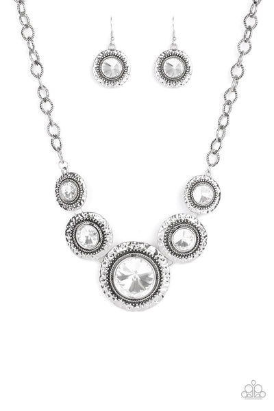 Global Glamour - White Paparazzi Necklace