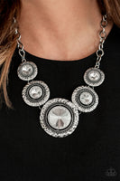 Global Glamour - White Paparazzi Necklace