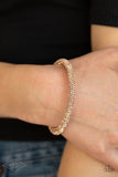 Stageworthy Sparkle - Rose Gold Paparazzi Bracelet