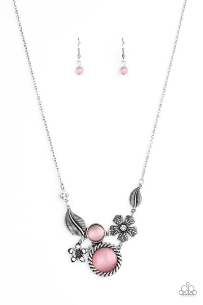 Exquisitely Eden - Pink Paparazzi Necklace