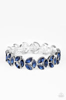 Gilded Gardens - Blue Bling Paparazzi bracelet