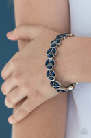 Gilded Gardens - Blue Bling Paparazzi bracelet