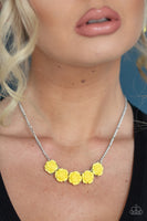 Garden Party Posh - Yellow Necklace Paparazzi