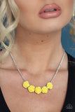 Garden Party Posh - Yellow Necklace Paparazzi