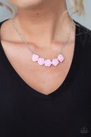 Garden Party Posh - Pink Flower Paparazzi Necklace