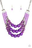 Forbidden Fruit - Purple Paparazzi Necklace