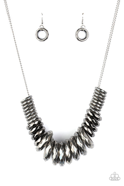 Haute Hardware - Silver Necklace Paparazzi