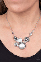 Exquisitely Eden - White Paparazzi Necklace