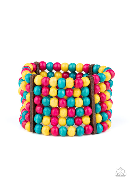 Tanning in Tanzania - Multi Paparazzi Bracelet