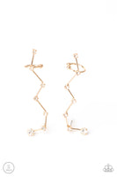 CONSTELLATION Prize - Gold Paparazzi Ear Crawler Earrings