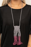 Look At MACRAME Now - Purple Paparazzi Necklace