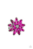 Am I GLEAMing? - Pink Bling Flower Ring