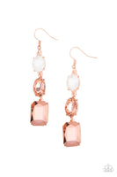 Dripping In Melodrama - Copper Earrings Paparazzi