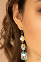 Dripping In Melodrama - Blue Iridescent Earrings Paparazzi