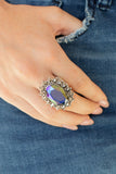 Bling Of All Bling - Blue Iridescent Paparazzi Ring