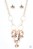 Learn The HARDWARE Way - Gold Mixed Metal Necklace Paparazzi