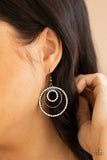 Bodaciously Bubbly - Black Paparazzi Earrings