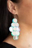 Sequin Seeker - Silver Paparazzi Earrings