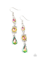 Outstanding Opulence - Multi Oil Spill/Iridescent Paparazzi Earrings