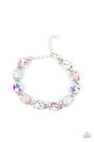 Celestial Couture - Pink and Iridescent Bling Paparazzi Bracelet