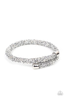 Roll Out The Glitz - Silver Paparazzi Bracelets