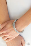 Roll Out The Glitz - Silver Paparazzi Bracelets