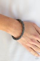 Roll Out The Glitz - Black Paparazzi Bracelet