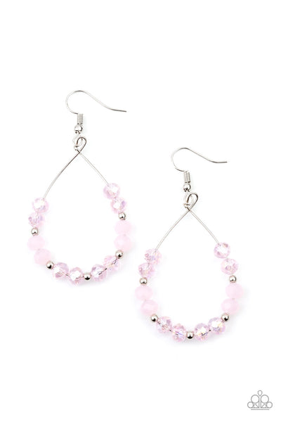 Wink Wink - Pink Earrings Paparazzi