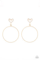 Love Your Curves - Gold Earrings Paparazzi