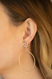 Love Your Curves - Gold Earrings Paparazzi