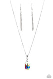 Optimized Opulence - Multi Iridescent/Oil Spill Paparazzi Necklace