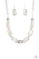 Iridescently Ice Queen - Multi Paparazzi Necklace