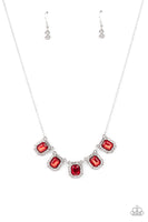 Next Level Luster - Red Paparazzi Necklace