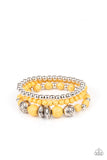 Desert Blossom - Yellow Paparazzi Stack Bracelets