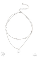 Modestly Minimalist - Silver Paparazzi Necklace