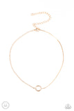 Gotta Split - Gold Paparazzi Choker Necklace