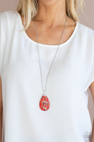 Extra Elemental - Red Paparazzi Necklace (Marble Mosaic) (Prairie Plains - Multi)